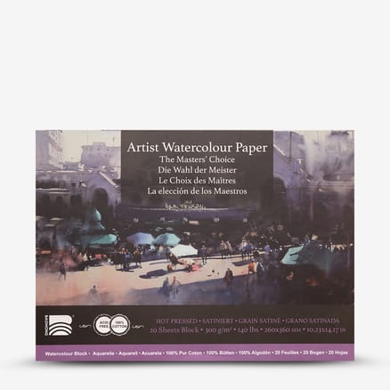 Jual Baohong Artists' Watercolor Block 180x125mm 300gsm 100% Cotton - View #6