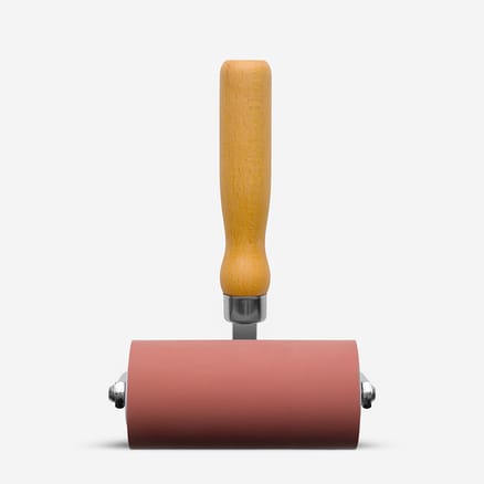 YGCQFH Druckfarbenroller Set - 6 Stück Gummivalzen Für Kunst & Basteln