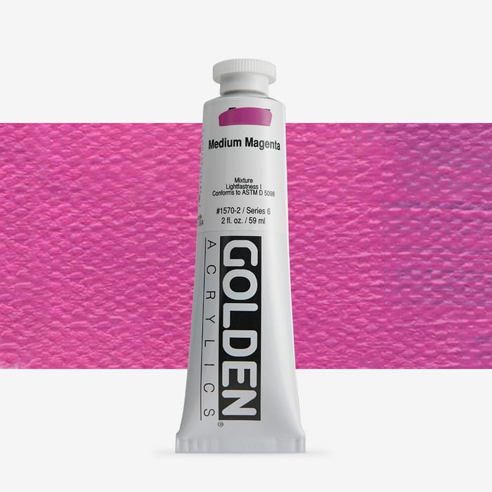 Golden Heavy Body Acrylic And Glazing Liquid 22ml Mixing Colours Set Of 12