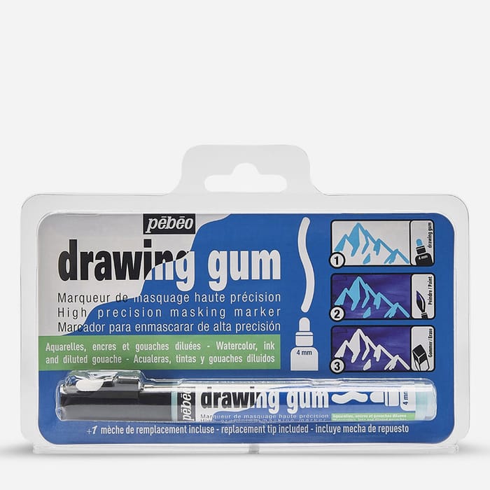 Pébéo 205033 Drawing Gum Set De 4 Mèches 2 Rondes 2 Biseautes 4 mm Pébéo 205033 Drawing Gum Set De 4 Mèches 2 Rondes 2 Biseautes 4 mm