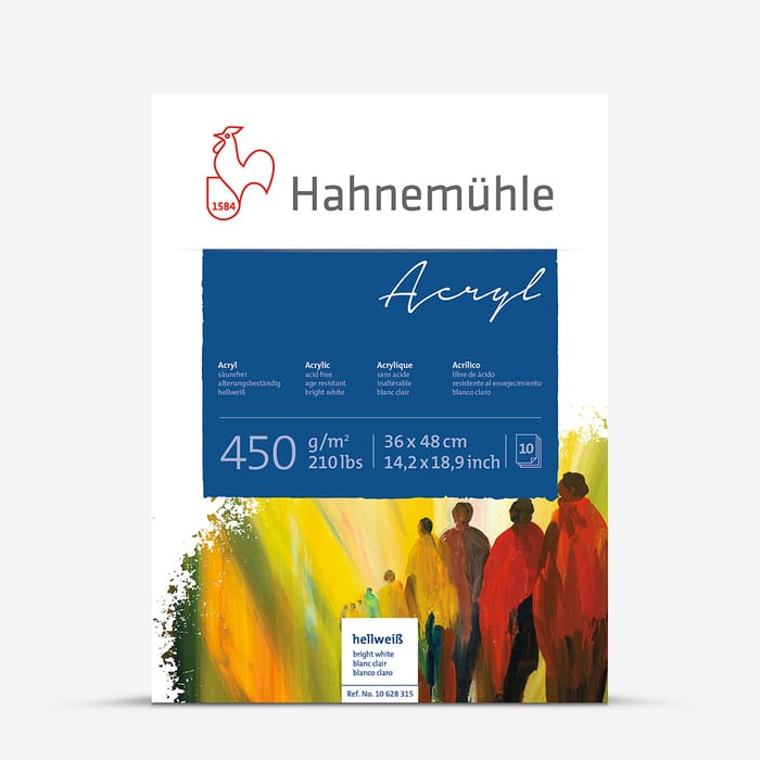 College - High Quality White Acrylic Board 36 X 48 Cm 360gsm | Hahnemühle
