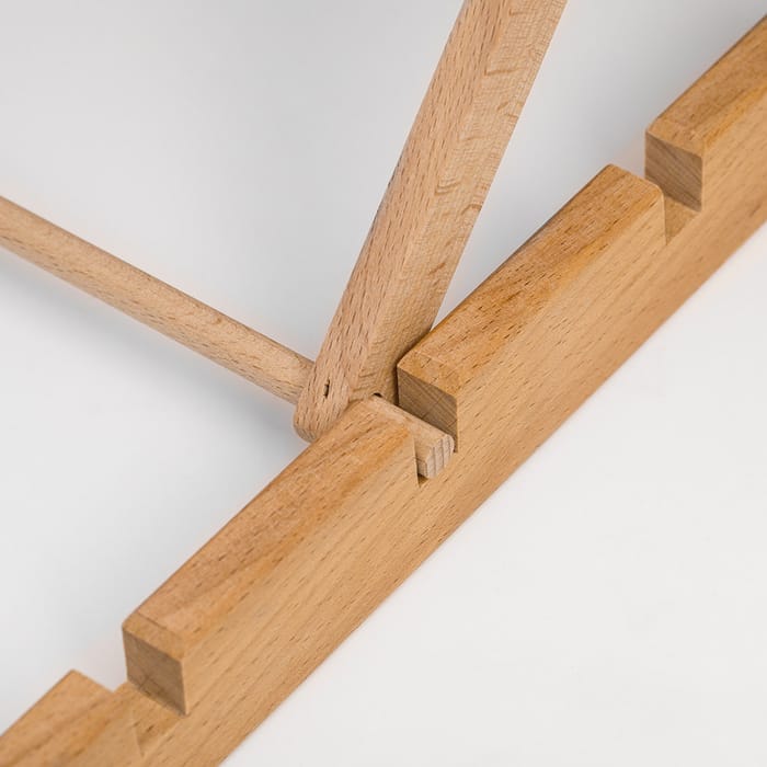 Planche à Dessin Bois 45x60cm (format 8K) Avec Poignée Et Clip Métal - Pour Artistes, étudiants, Intérieur/extérieur - Surface Lisse, Bords Polis