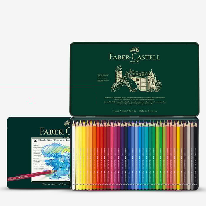 Faber Castell Albrecht Durer Watercolour Pencils Metal Tin Set