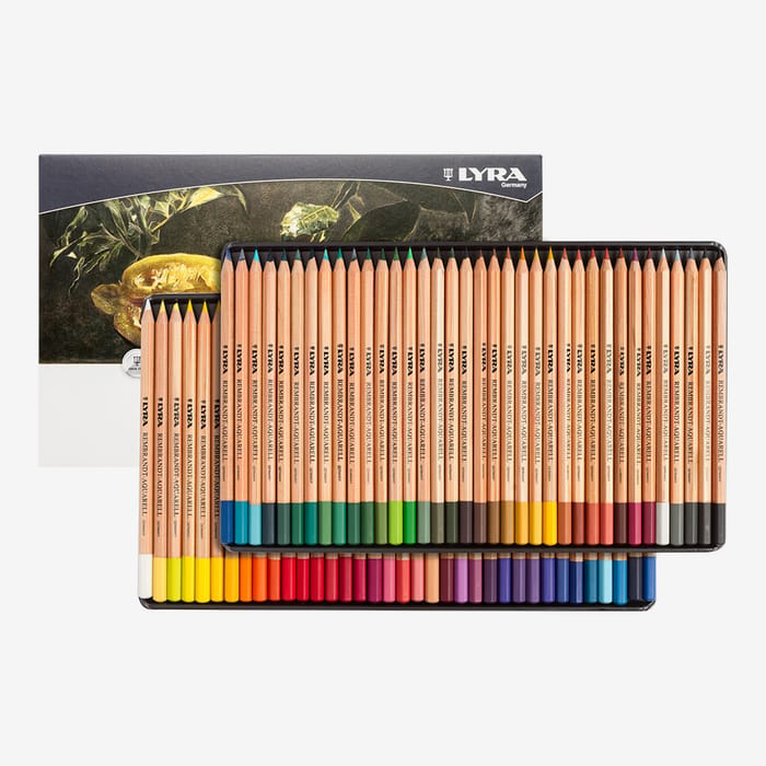 LYRA L2011360B Rembrandt Aquarelle B-Ware - Étui en métal avec 36 crayons aquarelle - Couleurs assorties