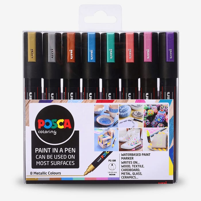 Posca Marker Pc-5m Medium Bullet Tip Metallic - Main Image
