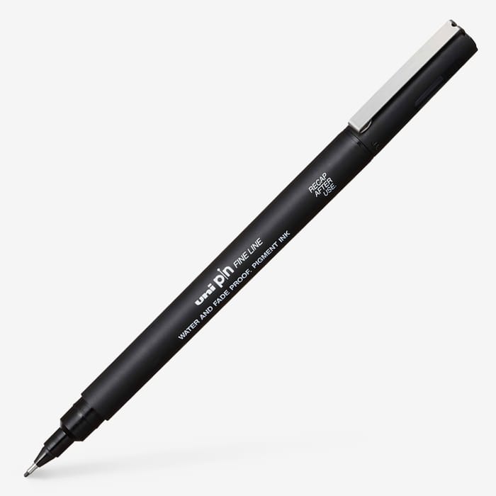 Uni Pin Waterproof Lightfast Drawing Pen Black