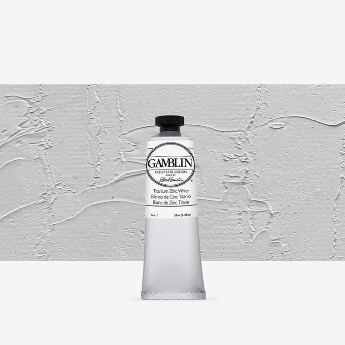 Gamblin Artist Oil Paint 37ml Titanium:Zinc White