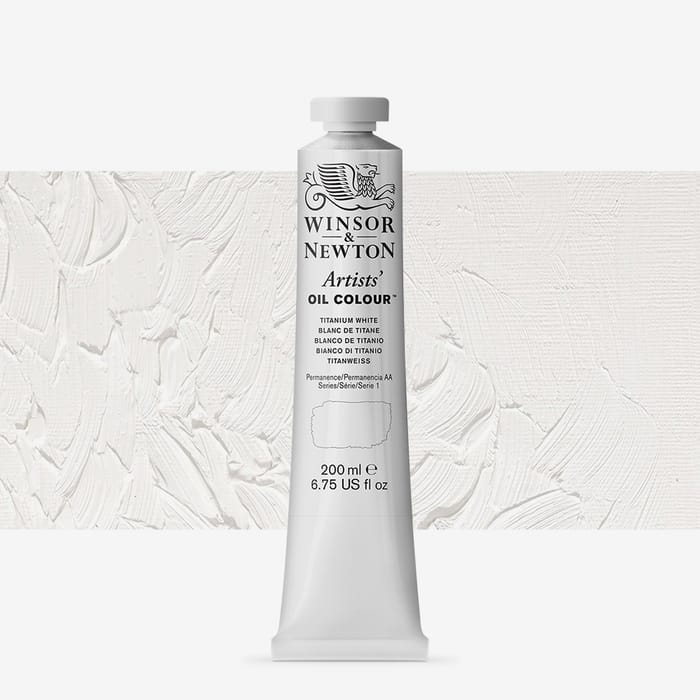 Winsor Newton Artists Oil Paint 200ml Titanium White