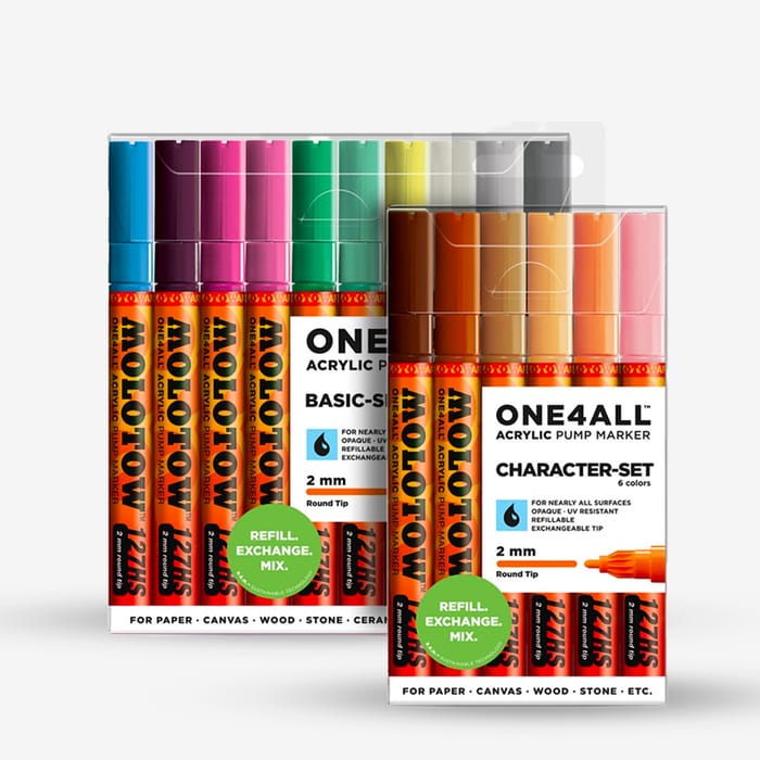 Molotow One4All 127HS Acrylic Marker Sets Jackson's Art