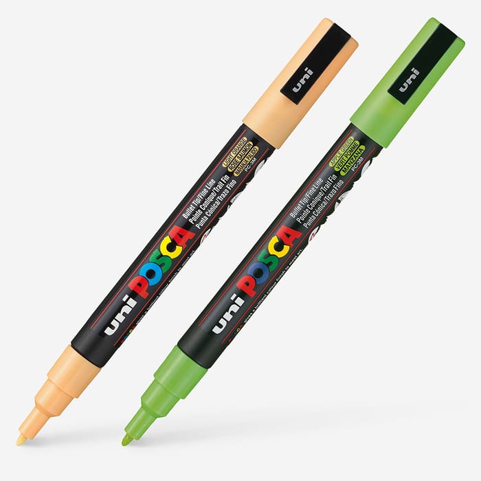 Uni Posca Markers Pc-3m Fine Bullet Tip Jackson's Art