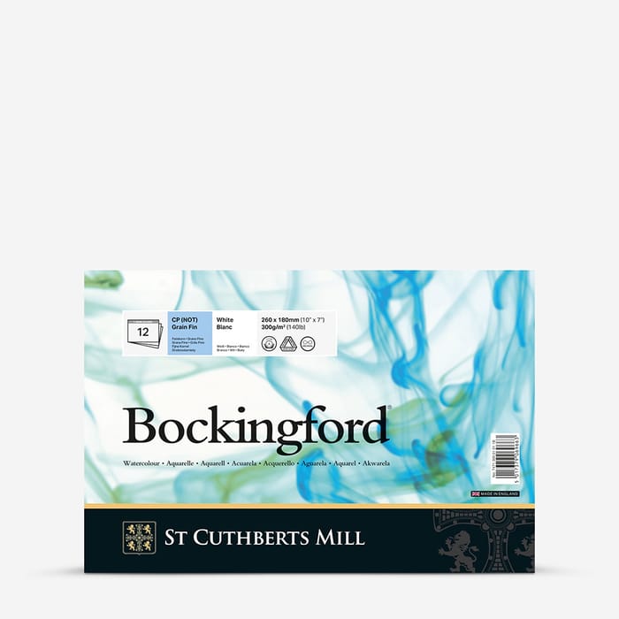 Bockingford Watercolor Gluebound Pad - Cold Press, 10" X 7" | BLICK Art