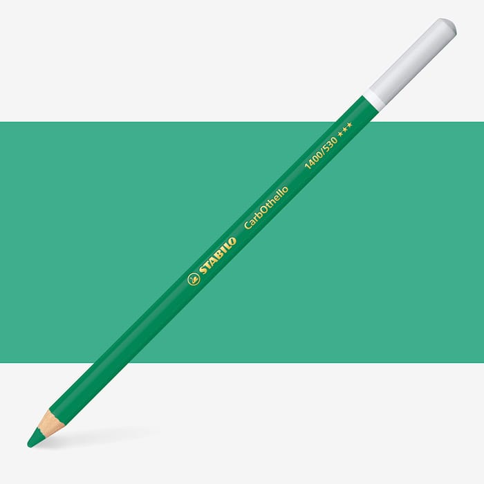 STABILO Crayon De Couleur Fusain Pastel CarbOthello Vert émeraude