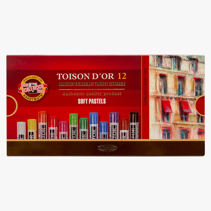 Crayons Pastels Doux Koh-I-Noor Toison D'Or - Lot De 24 Couleurs Pour Artistes - 11
