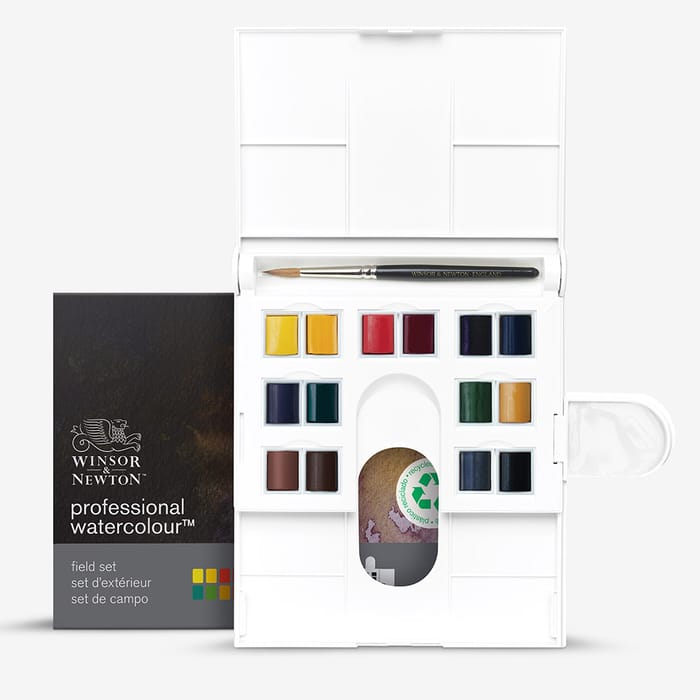 Winsor Newton Professional Watercolor Paint Compact Set Of