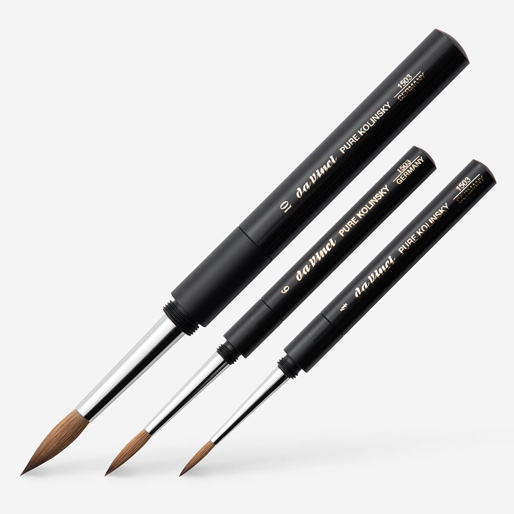 da Vinci MAESTRO, Serie 11, rund Kolinsky Aquarellpinsel | online Kaufen - Künstlershop