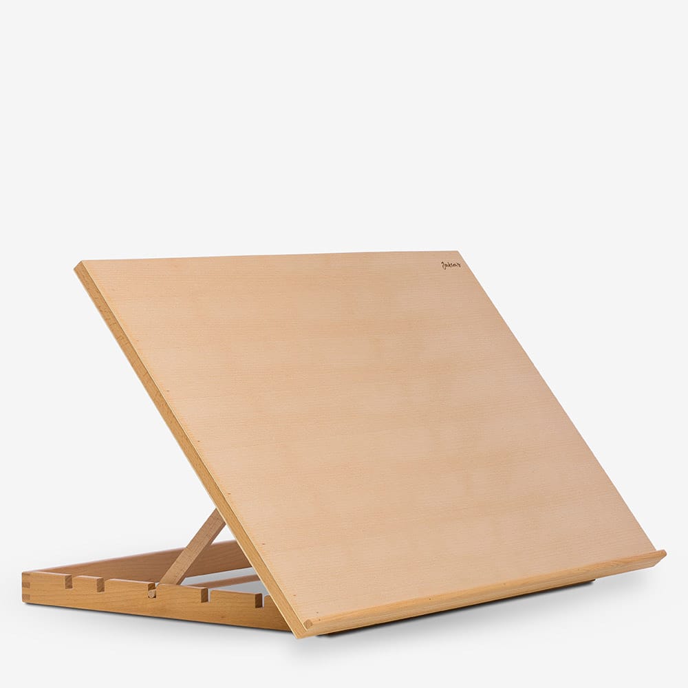 SoHo Urban Artist 12x16" Adjustable Portable Drawing Board Stand Easel 5 Positions Natural Beechwood Finish