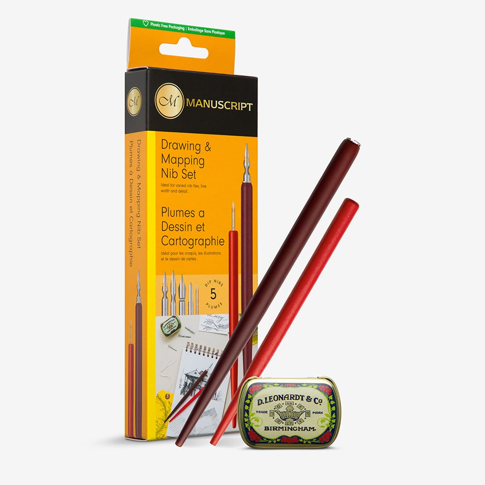 Manuscript Calligraphy Drawing Mapping Set Jackson's Art