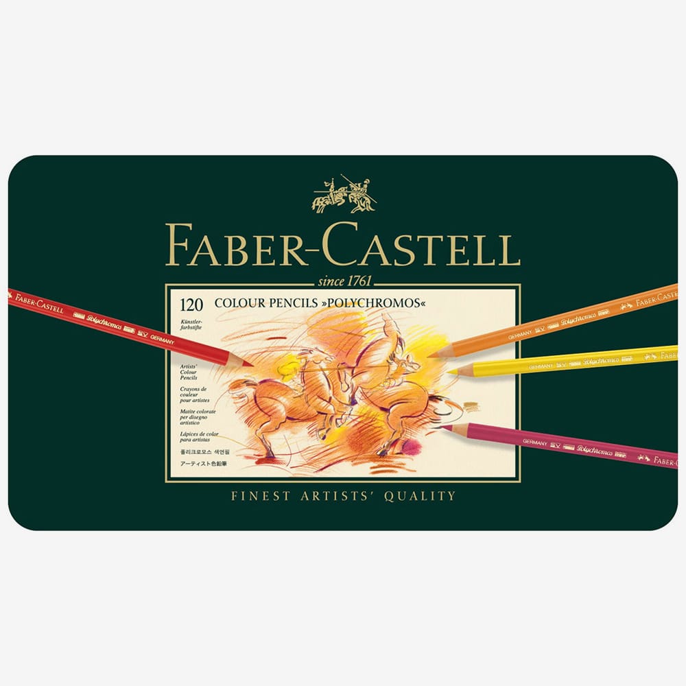 Faber Castell Polychromos Pencils Metal Tin Set Of 120