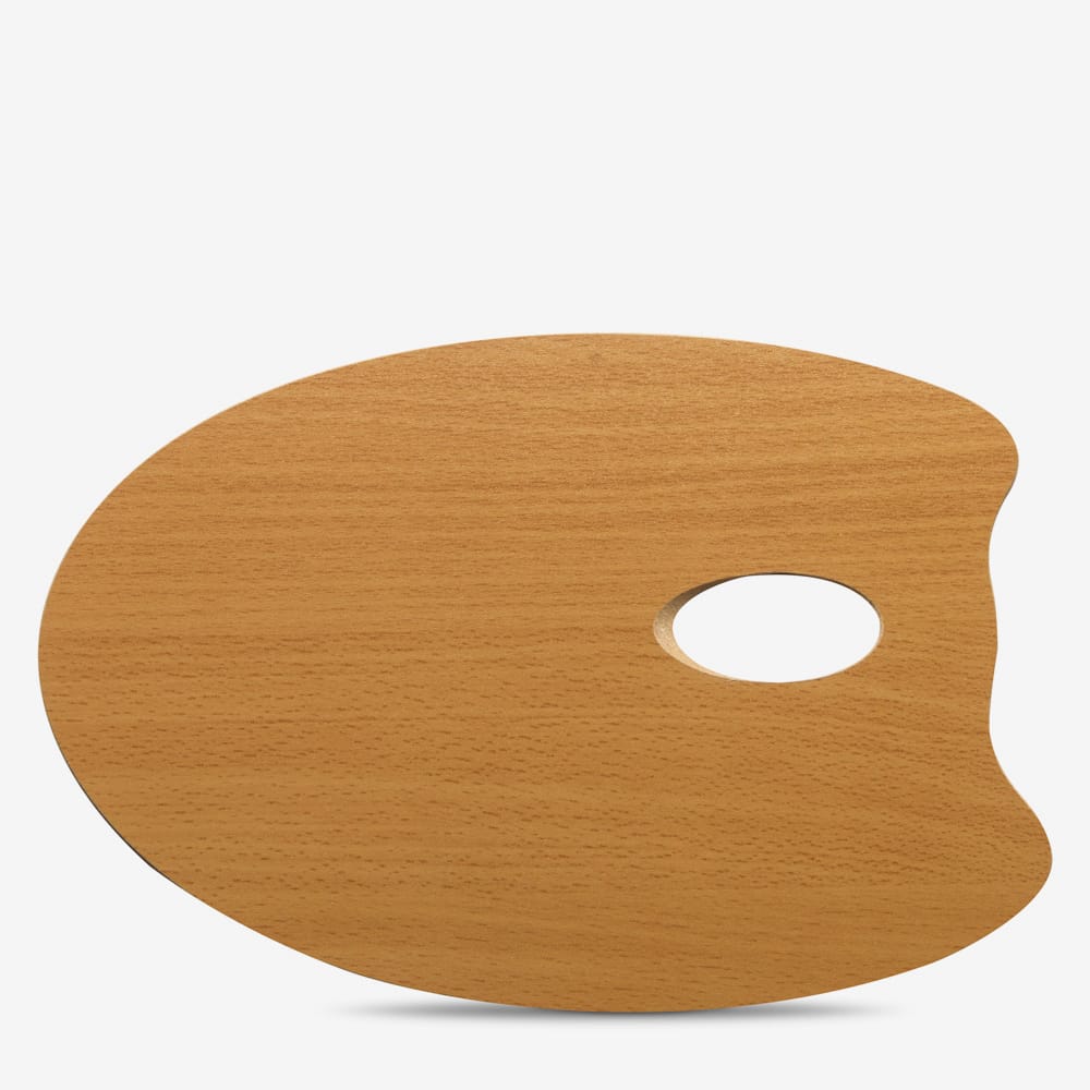 Het Palet Van De Houten Kunstenaar Stock Afbeelding - Image of slordig