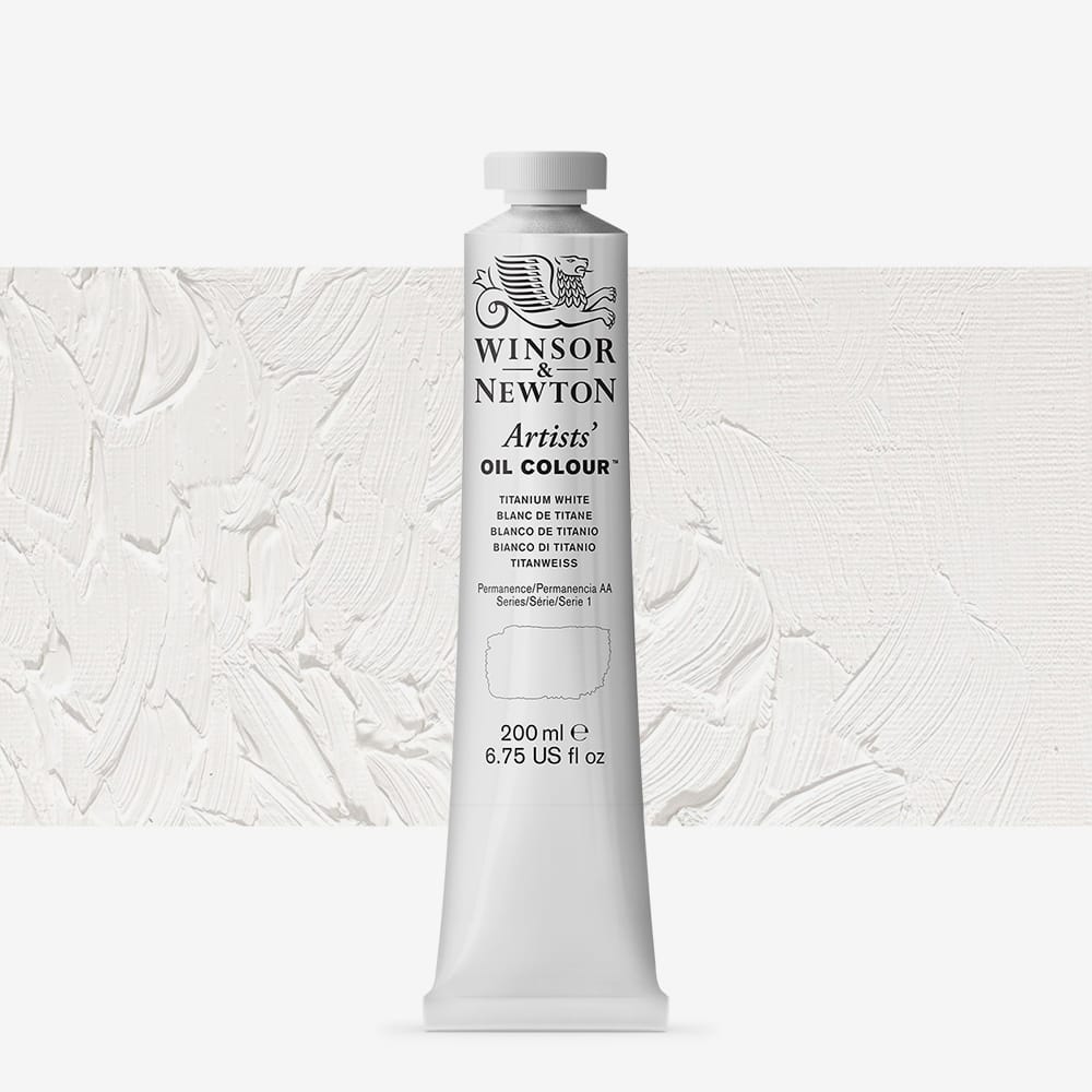Winsor Newton Artists Oil Paint 200ml Titanium White
