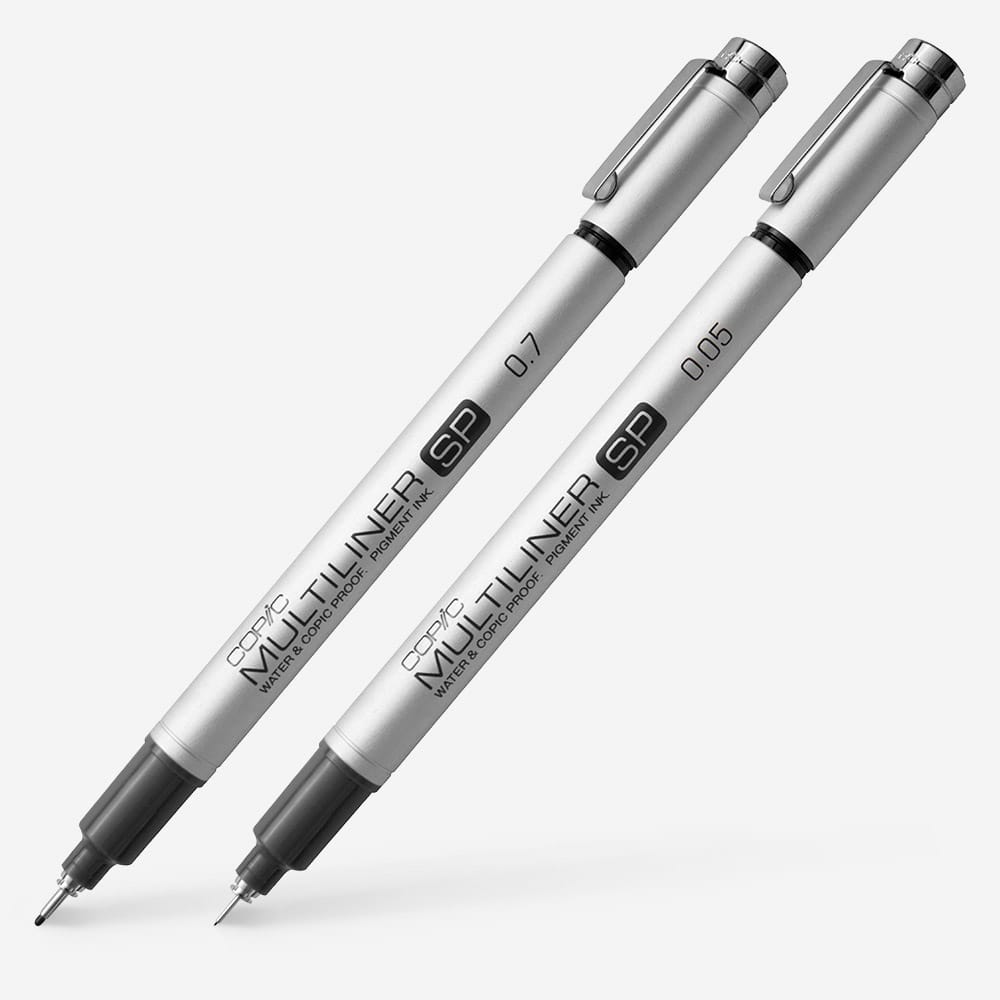Copic Waterproof Pens For Drawing Copic Multiliner SP Black