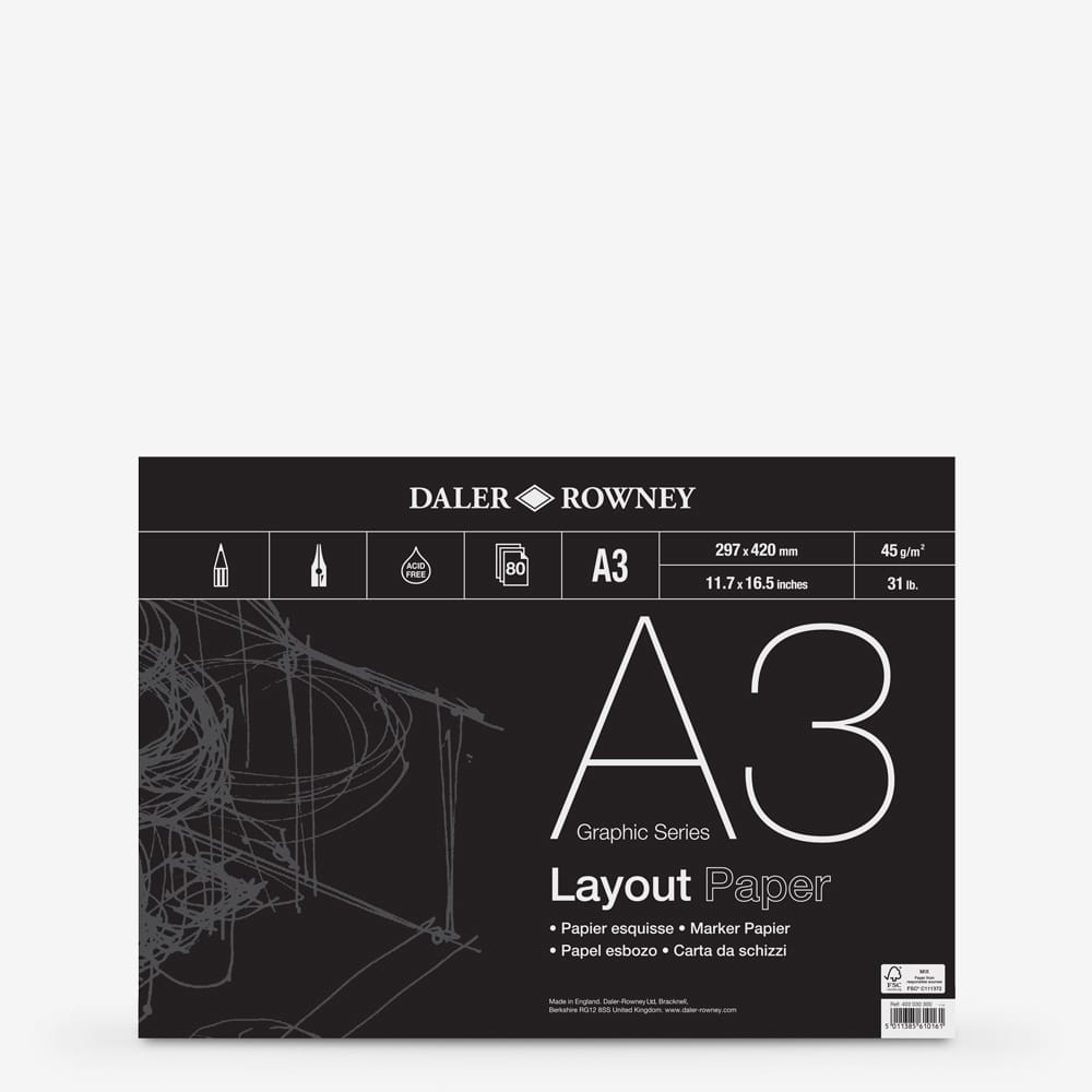 Daler Rowney FW Artists Acryl-Tinte, 29,5 Ml, Weiß