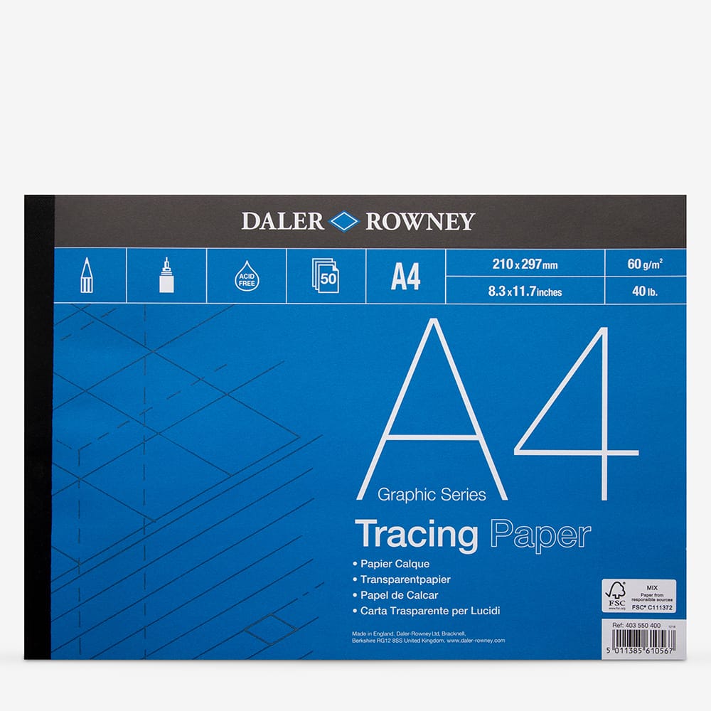 Canson Tracing Paper, Satinised, 240 X 320 Mm, 70 G/sqm