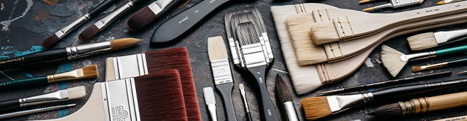 Brushes for Priming, Varnishing & Gilding