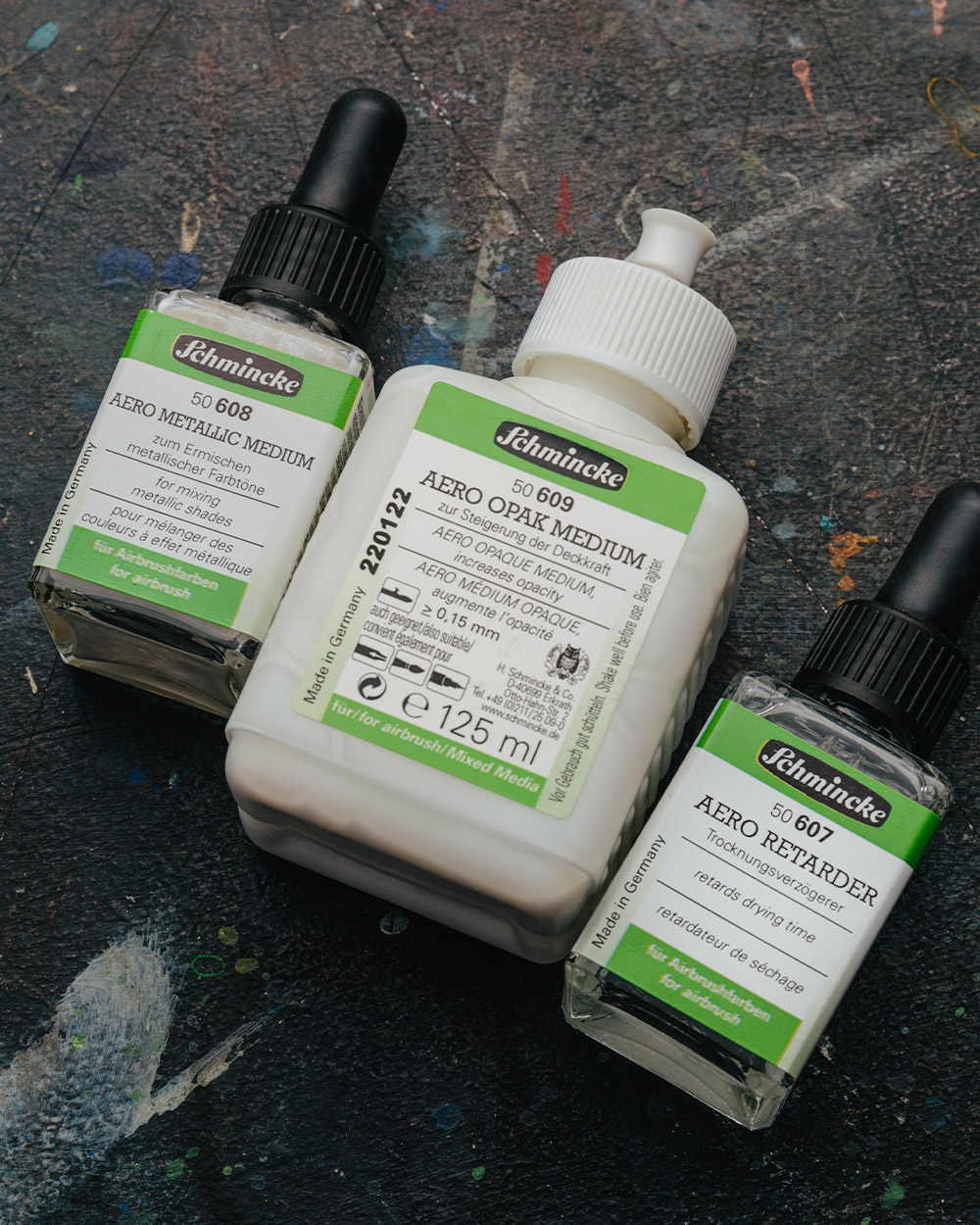 Mediums para aerografía