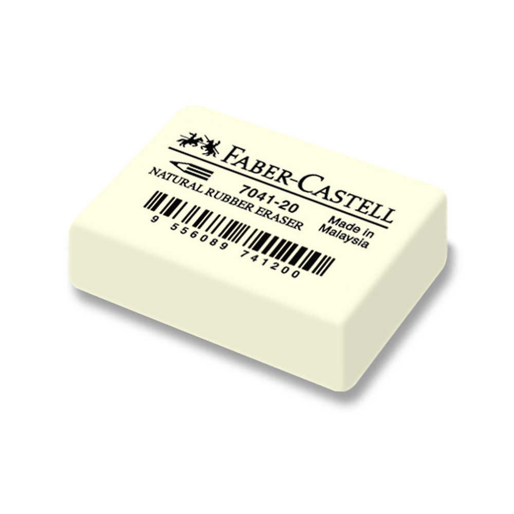 Faber Castell : Natural White Rubber Eraser