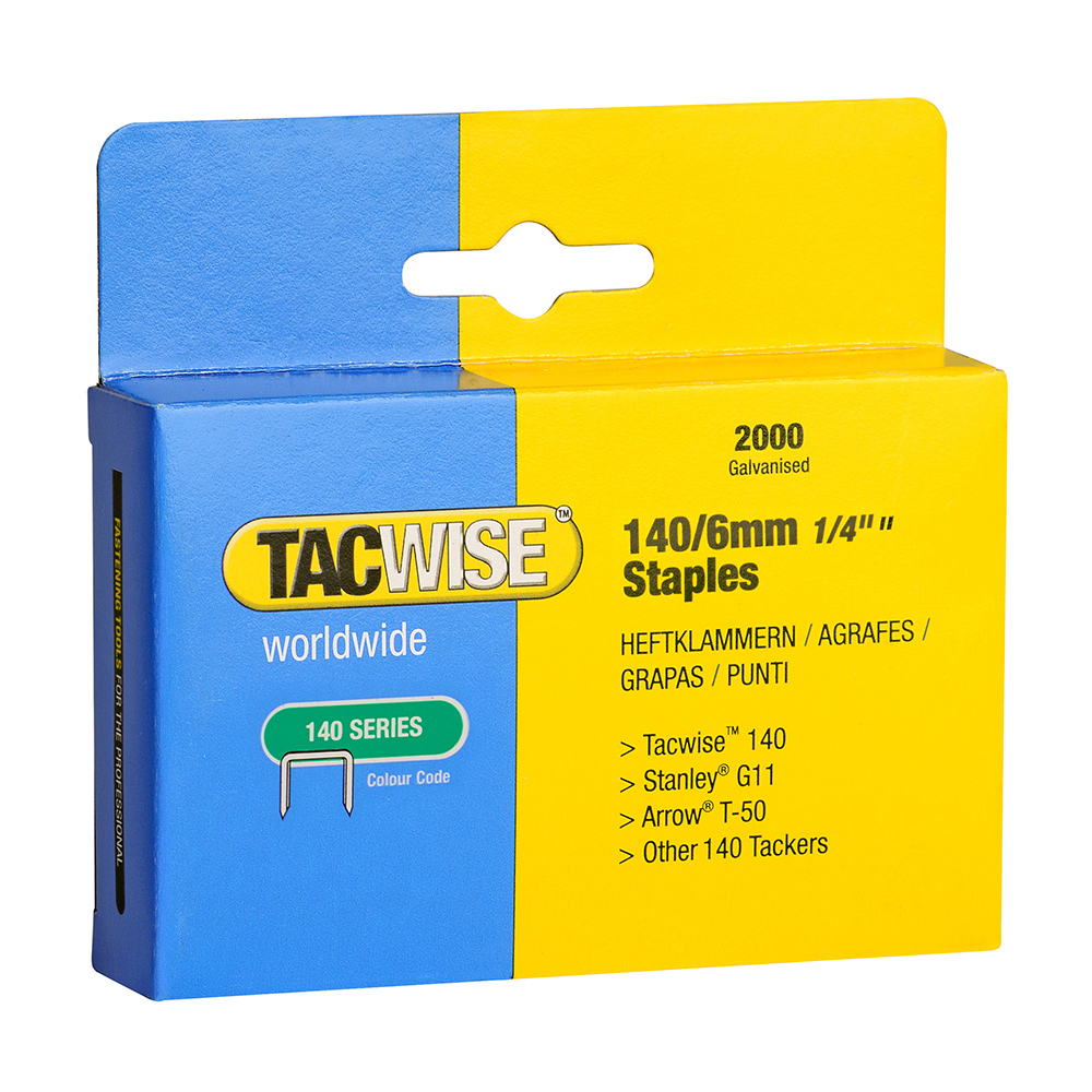 "NEW Tacwise série 140 Assortiment agrafes pour agrafeuse 6 To 14 mm 4,400 PIECES 