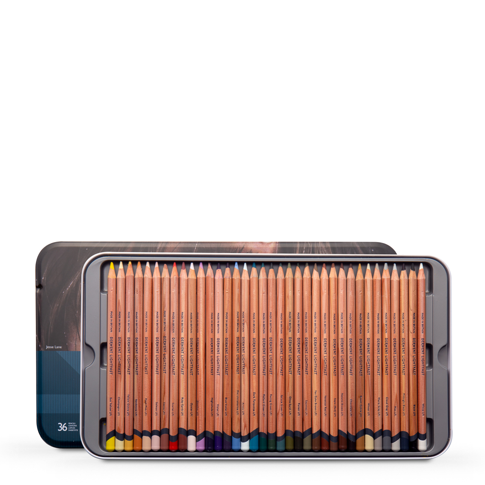 Derwent : Lightfast : Color Pencil : Tin Set of 36 - Derwent : Lightfast -  Derwent - Brands