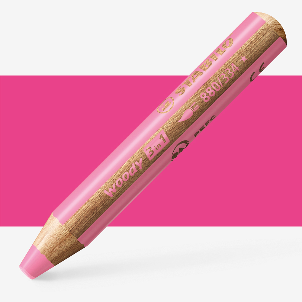 Stabilo : Woody 3-in-1 : Pencil : Pink