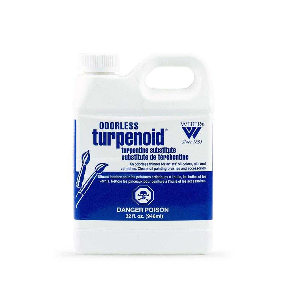 Weber : Odorless Turpenoid : Mineral Spirit : 946ml - Solvents - Mediums -  Studio