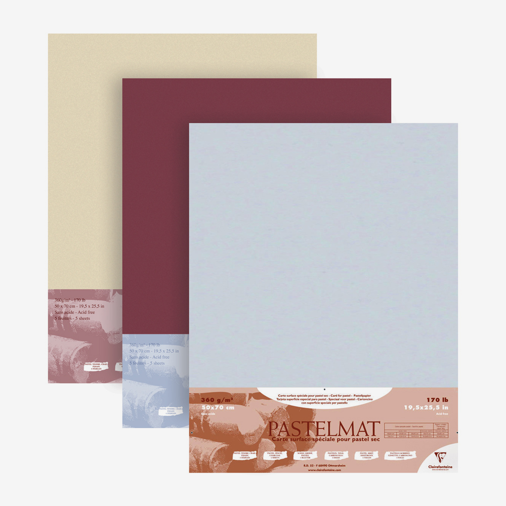 Clairefontaines Pastelmat is THE trusted surface for the premium pa