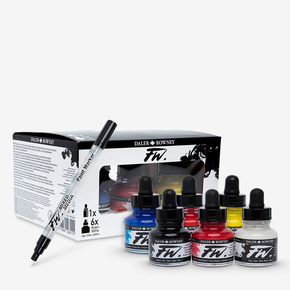 Daler-Rowney FW Acrylic Ink Sets | Jackson's Art