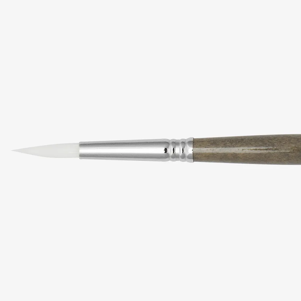 Escoda : Perla : White Toray Synthetic : Series 1430 : Round Pointed : # 10