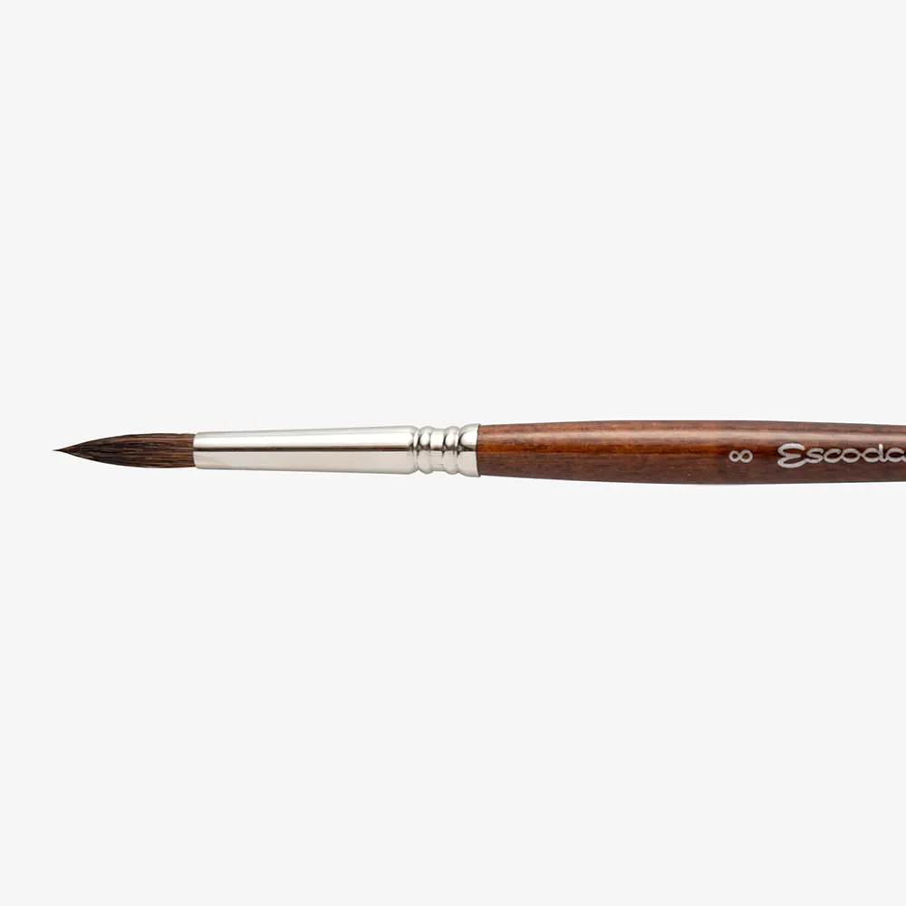 Escoda : Versatil : Kolinsky Synthetic : Series 1540 : Round Pointed : # 8