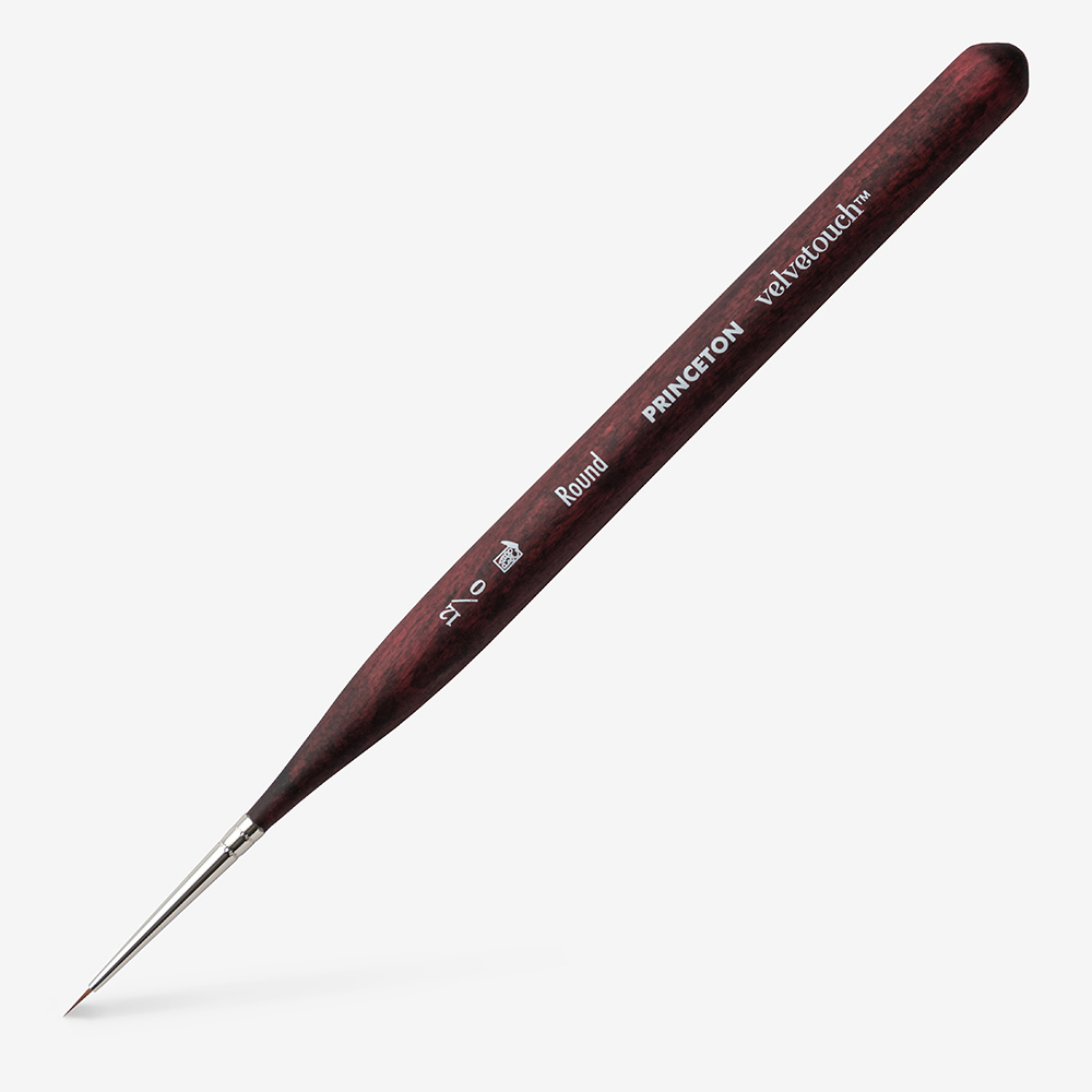 Princeton Velvetouch Synthetisch Rond Lang Haar Penseel Serie 3950LR 12 goedkoop kopen