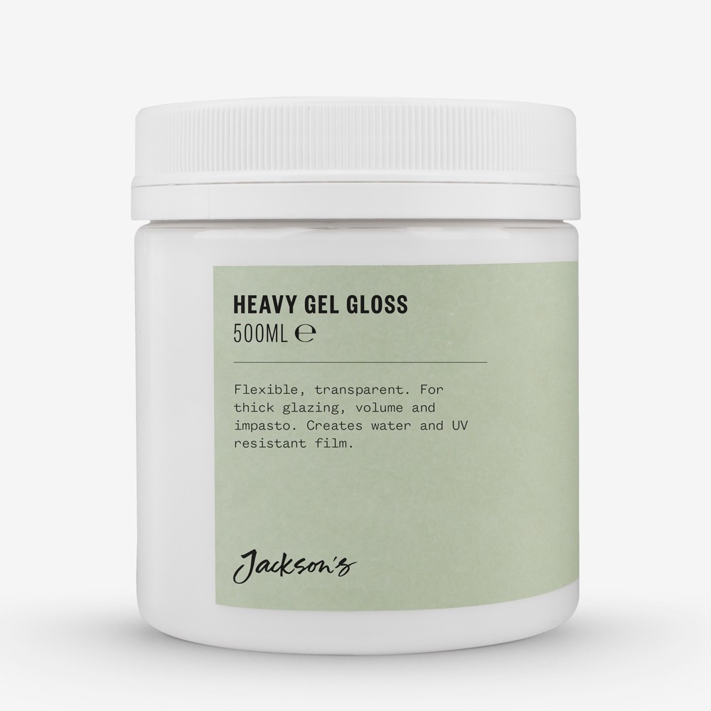 Jackson's : Acrylic Heavy Gel Gloss Medium : 500ml