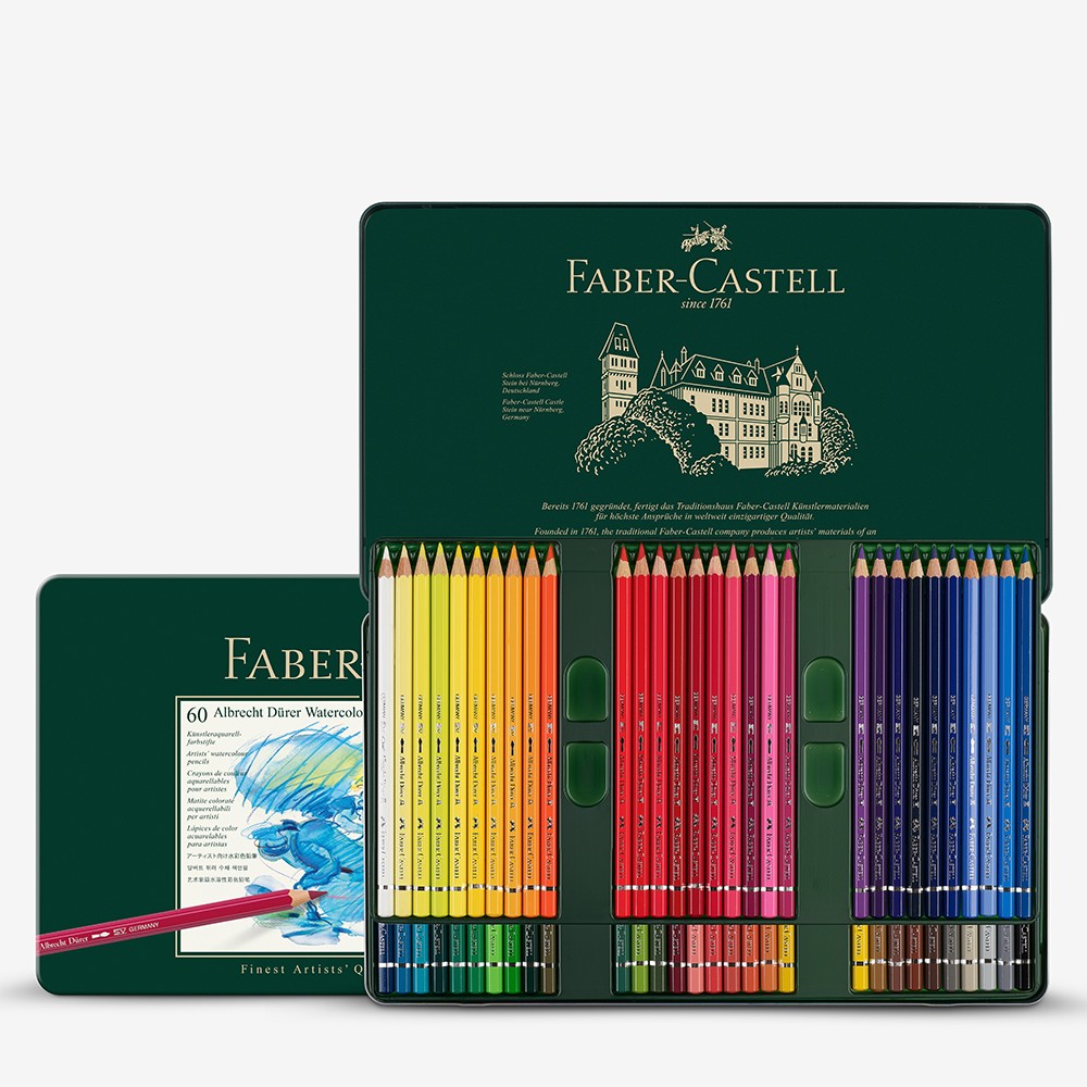 Faber-Castell : Albrecht Durer Watercolour Pencil : Metal Tin Set of 60