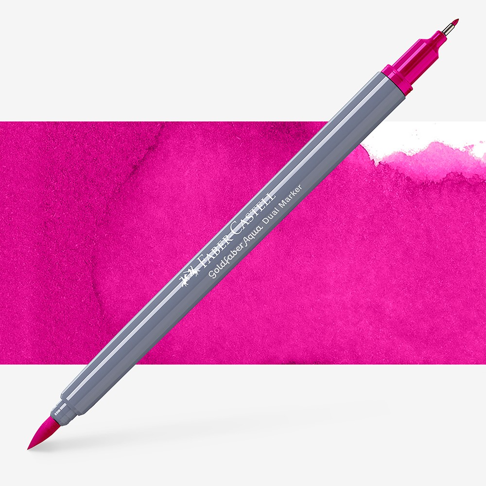 Faber-Castell : Goldfaber : Aqua Dual Marker : 125 Middle Purple Pink