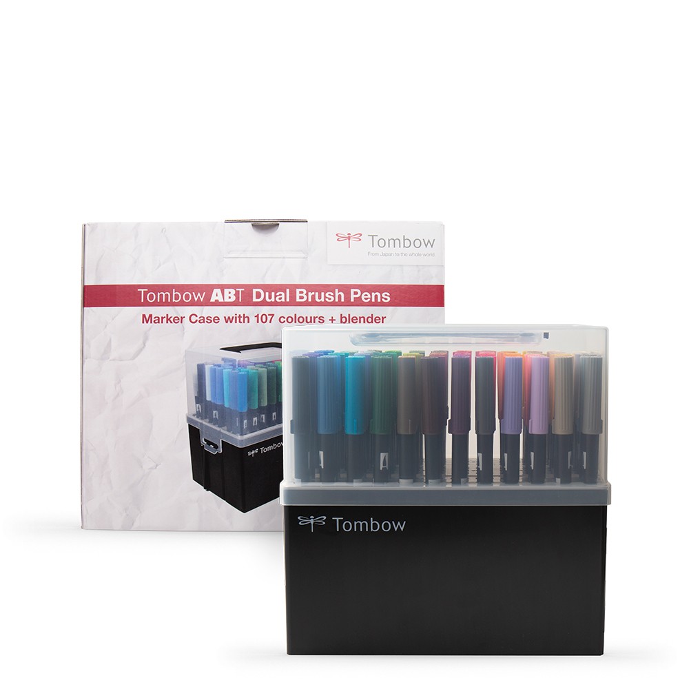 Tombow : Art Dual Blendable Brush Pens : Assorted Colours : Set of 108