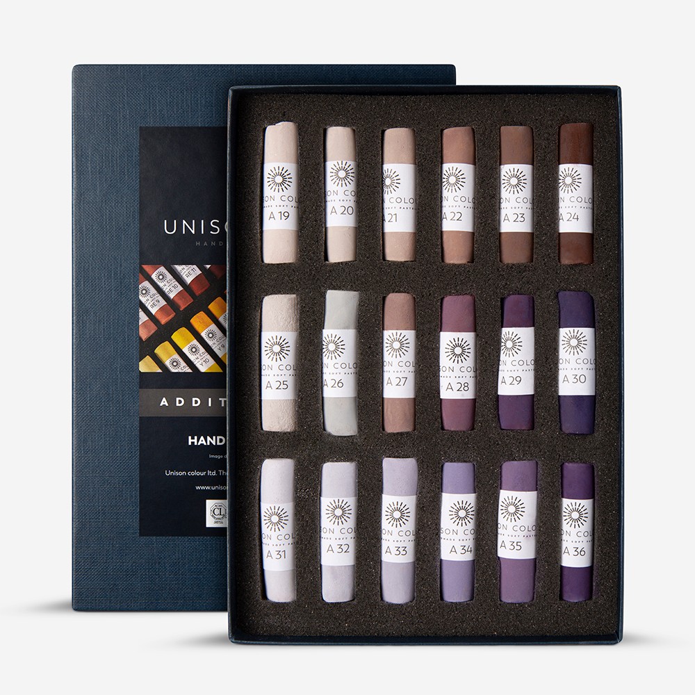 Unison Colour : Soft Pastel : Set of 18 Additional 19-36