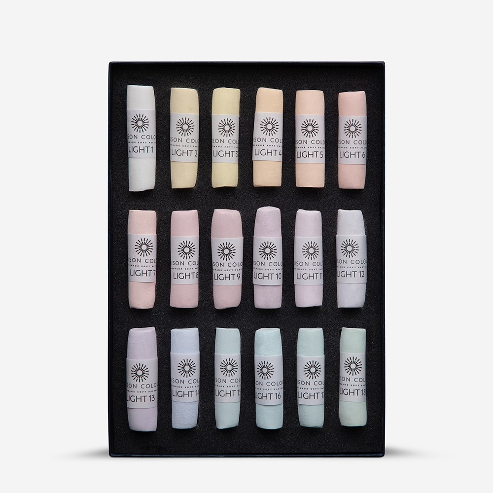 Unison Colour : Soft Pastel : Set of 18 Light Colours