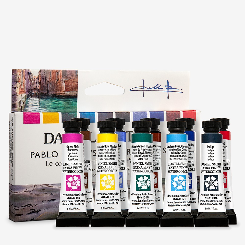 Daniel Smith : Watercolour Paint : 5ml : Pablo Ruben Master Set of 10