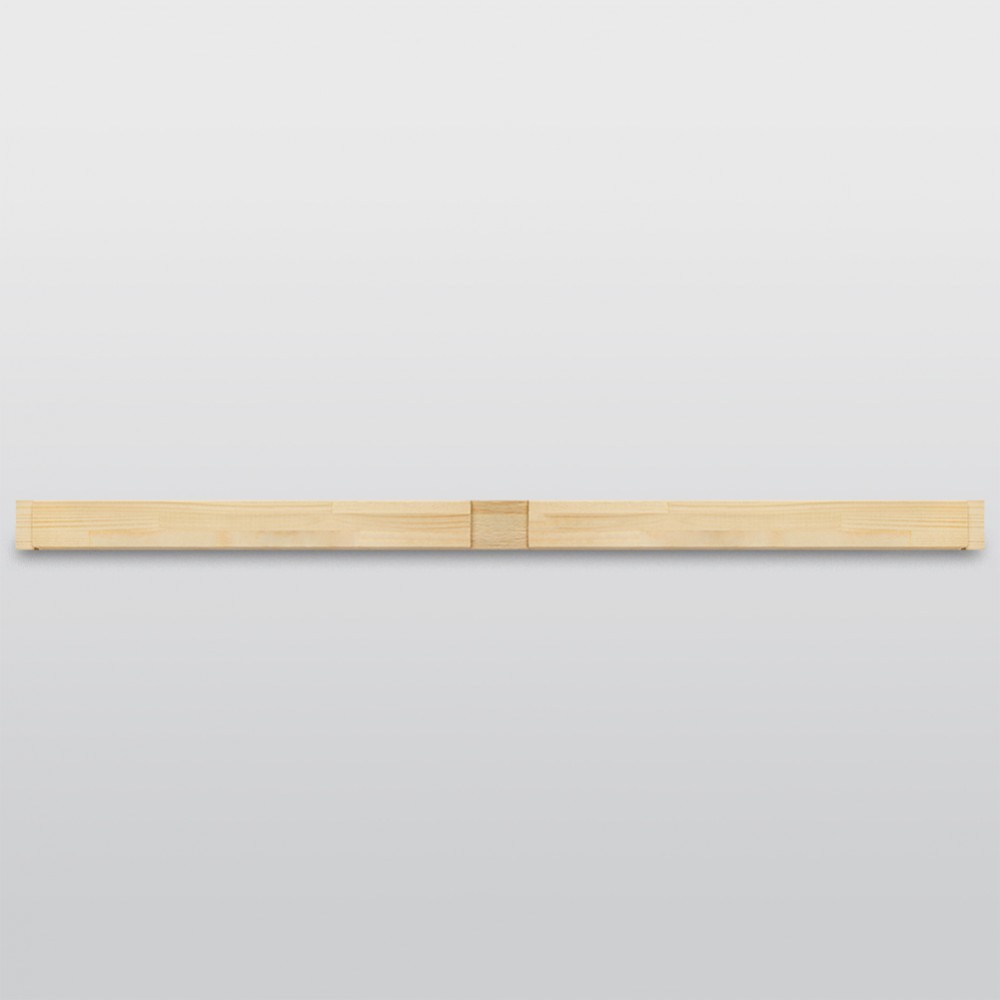 Jackson's : Museum 190cm (75in Approx.) Centre Bar (16x50mm) : For 20mm Deep Bars : With Notch