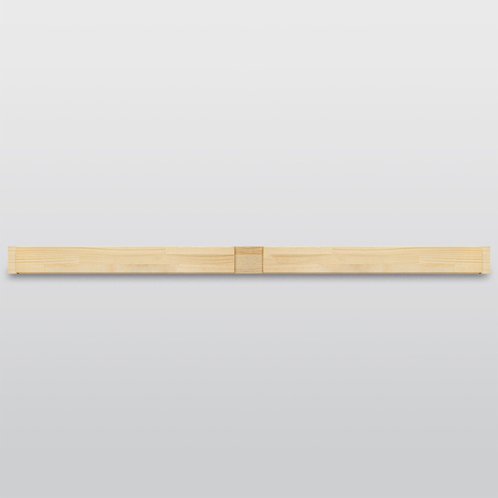 Jackson's : Museum 140cm Centre Bar (15x58mm) : For 35mm Deep Bars : With Notch