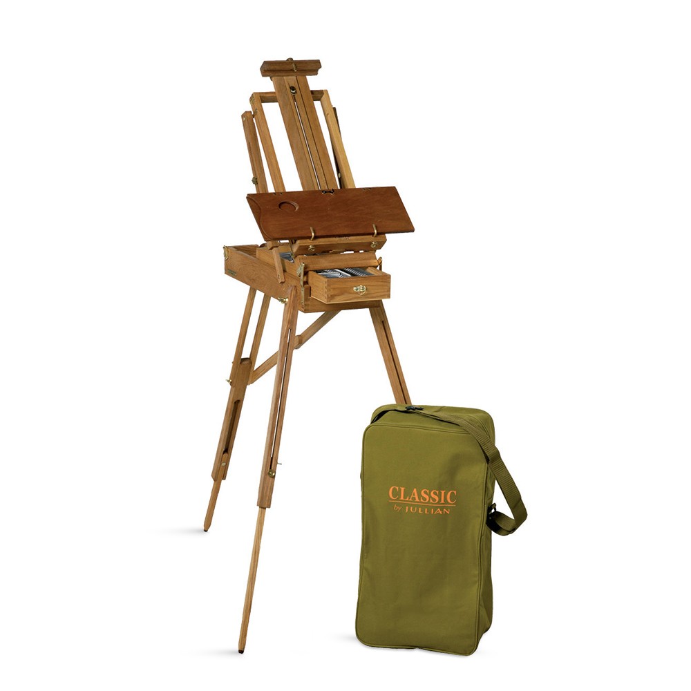 Jullian : Half Classic French Easel : Beechwood : With Carrying Bag