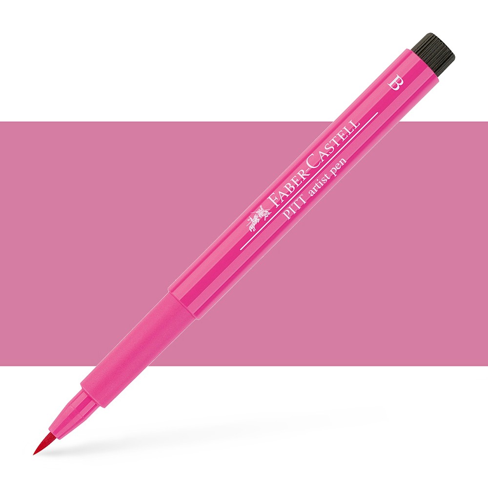 Faber-Castell : Pitt : Artists Brush Pen : Pink Madder Lake